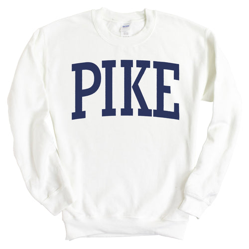 Pi Kappa Alpha Sweatshirt - PIKE Intrinsic Lettered Crewneck Sweatshirt - Kite and Crest