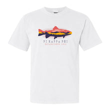 Load image into Gallery viewer, Pi Kappa Phi Comfort Colors T-Shirt - Pi Kapp Fishing Shirt - Kite and Crest
