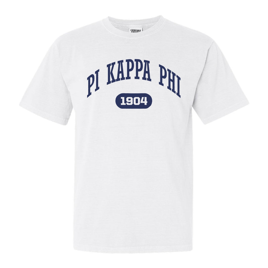 Pi Kappa Phi Comfort Colors T-Shirt - Pi Kapp Fraternal Arch Shirt - Kite and Crest