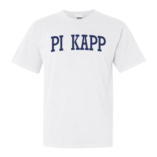 Pi Kappa Phi Comfort Colors T-Shirt - Pi Kapp Intrinsic Lettered Shirt - Kite and Crest