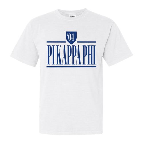 Pi Kappa Phi Comfort Colors T-Shirt - Pi Kapp Shield Shirt - Kite and Crest