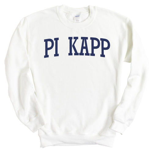 Pi Kappa Phi Sweatshirt - Pi Kapp Intrinsic Lettered Crewneck Sweatshirt - Kite and Crest