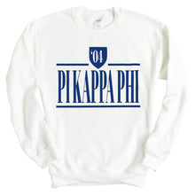 Load image into Gallery viewer, Pi Kappa Phi Sweatshirt - Pi Kapp Shield Crewneck Sweatshirt - Kite and Crest
