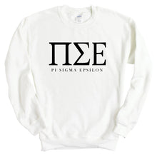 Load image into Gallery viewer, Pi Sigma Epsilon Classic Sweatshirt - Fraternity Crewneck Sweatshirt - Kite and Crest
