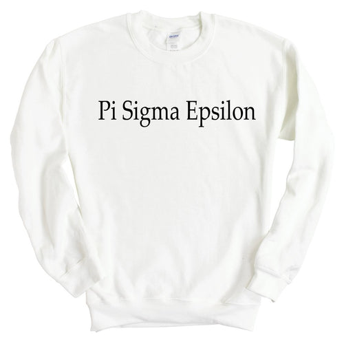 Pi Sigma Epsilon Clean and Simple Sweatshirt - Fraternity Crewneck Sweatshirt - Kite and Crest