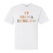 Load image into Gallery viewer, Pi Sigma Epsilon For Everyone Comfort Colors T-Shirt - Kite and Crest

