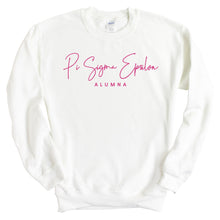 Load image into Gallery viewer, Pi Sigma Epsilon Vintage Alumna Sweatshirt - Fraternity Crewneck Sweatshirt - Kite and Crest
