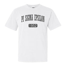 Load image into Gallery viewer, Pi Sigma Epsilon Weekender Comfort Colors T-Shirt - Kite and Crest

