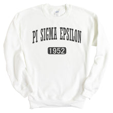 Load image into Gallery viewer, Pi Sigma Epsilon Weekender Sweatshirt - Fraternity Crewneck Sweatshirt - Kite and Crest
