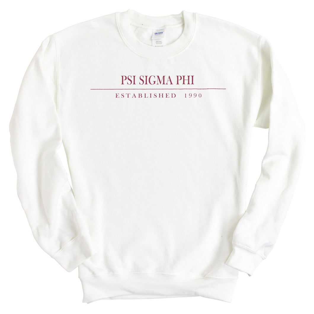 Psi Sigma Phi Old Fashioned Vintage Sweatshirt - Fraternity Crewneck Sweatshirt - Kite and Crest