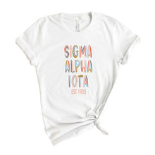 Load image into Gallery viewer, Sigma Alpha Iota Cooper T-shirt - Kite and Crest
