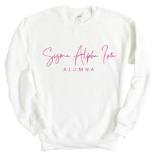 Load image into Gallery viewer, Sigma Alpha Iota Vintage Alumna Crewneck Sweatshirt - Kite and Crest
