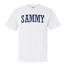 Load image into Gallery viewer, Sigma Alpha Mu Comfort Colors T-Shirt - Sammy Intrinsic Lettered Shirt - Kite and Crest
