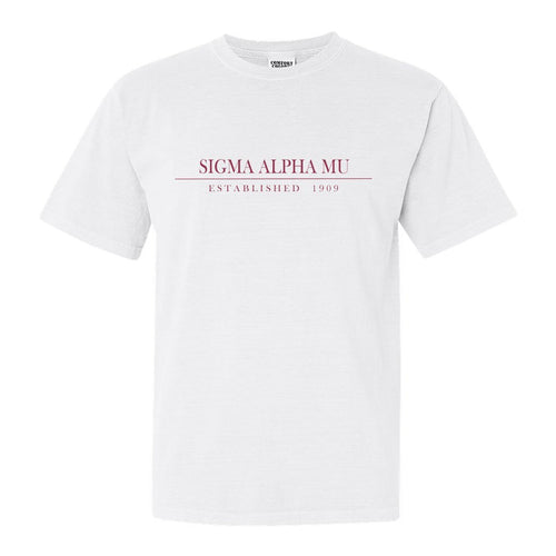 Sigma Alpha Mu Comfort Colors T-Shirt - Sammy Old Fashioned Vintage Shirt - Kite and Crest