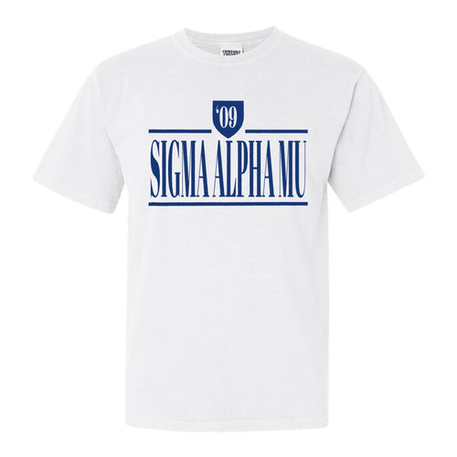 Sigma Alpha Mu Comfort Colors T-Shirt - Sammy Shield Shirt - Kite and Crest