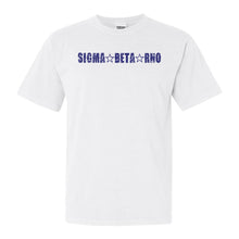 Load image into Gallery viewer, Sigma Beta Rho Fraternal Star Comfort Colors T-Shirt - Fraternity Tee - Kite and Crest
