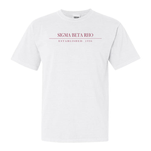 Sigma Beta Rho Old Fashioned Vintage Comfort Colors T-Shirt - Fraternity Tee - Kite and Crest
