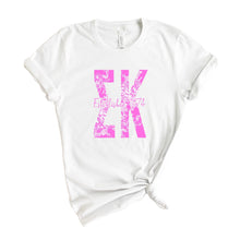 Load image into Gallery viewer, Sigma Kappa Pink Floral Sorority T-Shirt Shirt Tee - Kite and Crest
