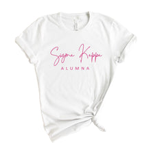 Load image into Gallery viewer, Sigma Kappa T-Shirt | Sigma Kappa Vintage Alumna Shirt | Sigma Kappa Sorority Gift Idea - Kite and Crest
