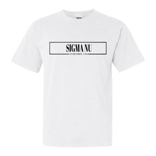 Load image into Gallery viewer, Sigma Nu Comfort Colors T-Shirt - Sigma Nu Fraternal Block Shirt - Kite and Crest
