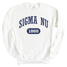 Load image into Gallery viewer, Sigma Nu Sweatshirt - Sigma Nu Fraternal Arch Crewneck Sweatshirt - Kite and Crest
