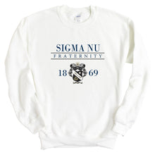 Load image into Gallery viewer, Sigma Nu Sweatshirt - Sigma Nu Large Crest Crewneck Sweatshirt - Kite and Crest
