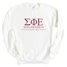 Load image into Gallery viewer, Sigma Phi Epsilon Sweatshirt - Sig Ep Basic Lined Crewneck Sweatshirt - Kite and Crest
