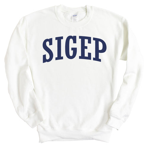 Sigma Phi Epsilon Sweatshirt - Sig Ep Intrinsic Lettered Crewneck Sweatshirt - Kite and Crest