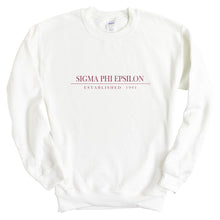 Load image into Gallery viewer, Sigma Phi Epsilon Sweatshirt - Sig Ep Old Fashioned Vintage Crewneck Sweatshirt - Kite and Crest
