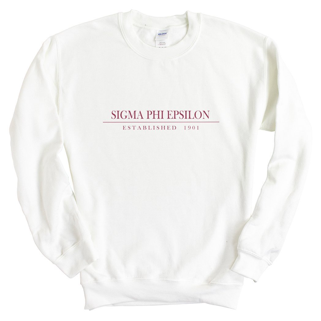 Sigma Phi Epsilon Sweatshirt - Sig Ep Old Fashioned Vintage Crewneck Sweatshirt - Kite and Crest