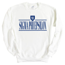 Load image into Gallery viewer, Sigma Phi Epsilon Sweatshirt - Sig Ep Shield Crewneck Sweatshirt - Kite and Crest
