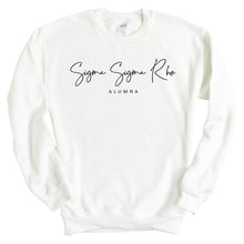 Load image into Gallery viewer, Sigma Sigma Rho Sorority Alumna Crewneck Sweatshirt - Kite and Crest
