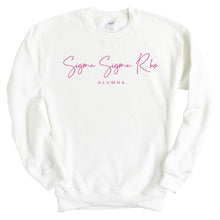 Load image into Gallery viewer, Sigma Sigma Rho Vintage Alumna Crewneck Sweatshirt - Kite and Crest
