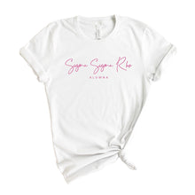 Load image into Gallery viewer, Sigma Sigma Rho Vintage Alumna T-shirt - Kite and Crest
