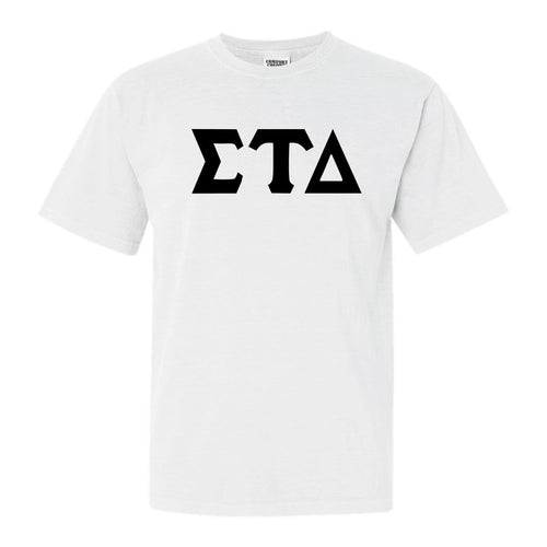 Sigma Tau Delta Keeping it Simple Comfort Colors T-Shirt - Kite and Crest