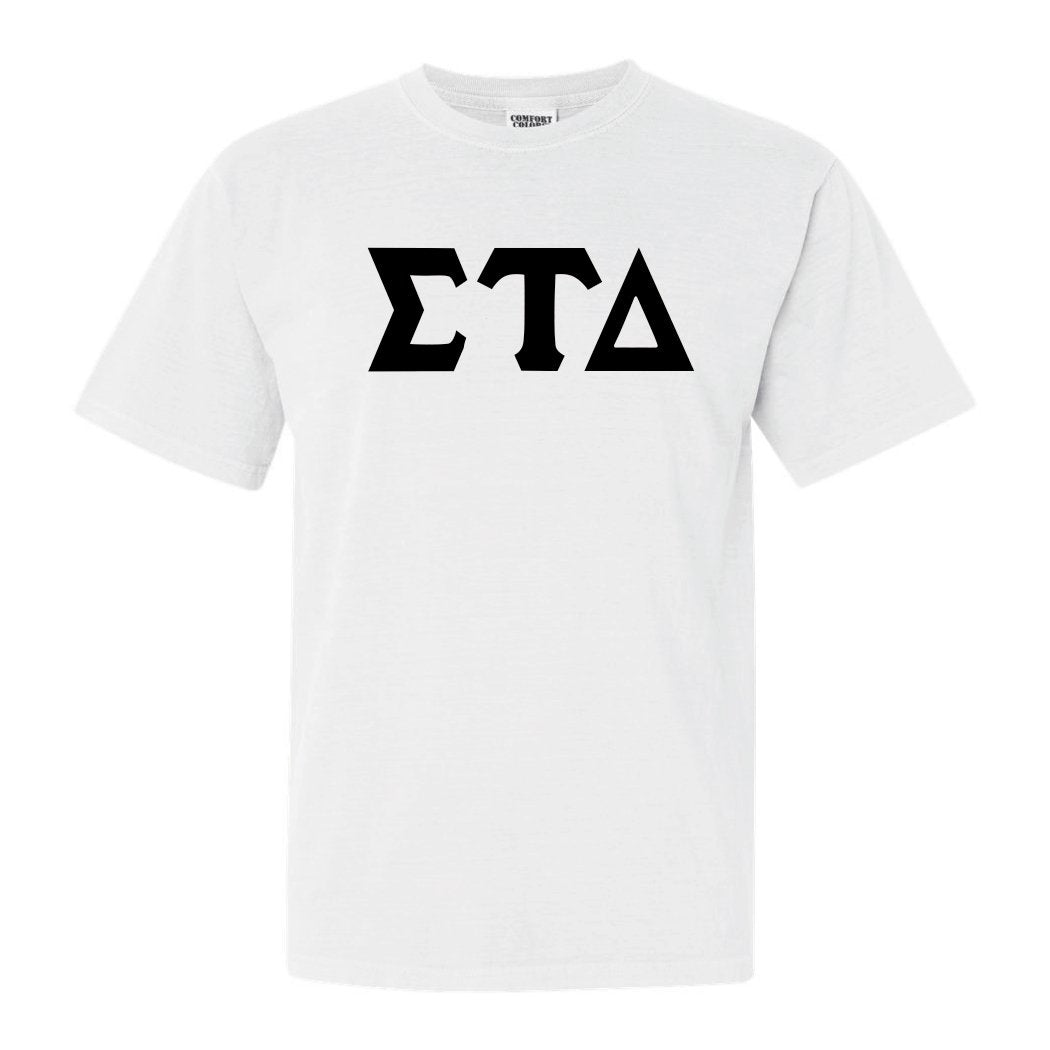 Sigma Tau Delta Keeping it Simple Comfort Colors T-Shirt - Kite and Crest