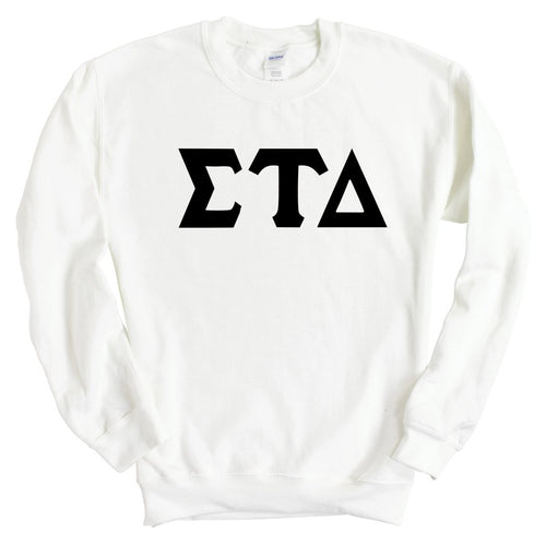 Sigma Tau Delta Keeping it Simple Sweatshirt - Fraternity Crewneck Sweatshirt - Kite and Crest