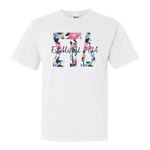 Load image into Gallery viewer, Sigma Tau Delta Marigold Comfort Colors T-Shirt - Kite and Crest
