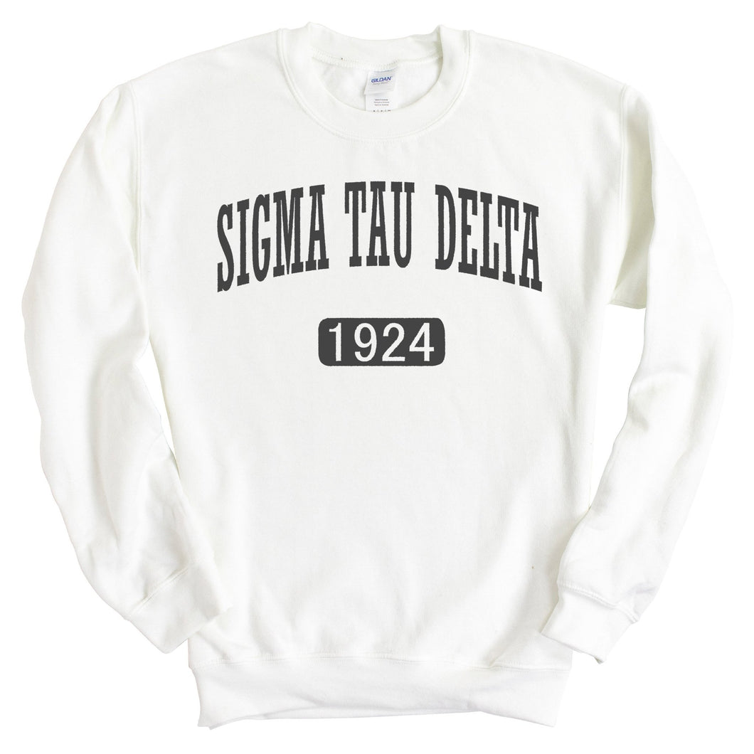 Sigma Tau Delta Weekender Sweatshirt - Fraternity Crewneck Sweatshirt - Kite and Crest