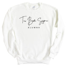 Load image into Gallery viewer, Tau Beta Sigma Sorority Alumna Crewneck Sweatshirt - Kite and Crest
