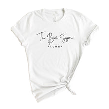 Load image into Gallery viewer, Tau Beta Sigma Sorority Alumna T-shirt - Kite and Crest
