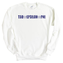 Load image into Gallery viewer, Tau Epsilon Phi Fraternal Star Sweatshirt - Fraternity Crewneck Sweatshirt - Kite and Crest
