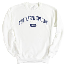 Load image into Gallery viewer, Tau Kappa Epsilon Sweatshirt - TKE Fraternal Arch Crewneck Sweatshirt - Kite and Crest
