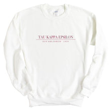 Load image into Gallery viewer, Tau Kappa Epsilon Sweatshirt - TKE Old Fashioned Vintage Crewneck Sweatshirt - Kite and Crest

