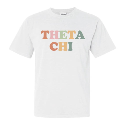 Theta Chi Comfort Colors T-Shirt - Theta Chi Bright and Colorful Shirt - Kite and Crest