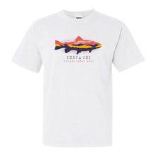 Load image into Gallery viewer, Theta Chi Comfort Colors T-Shirt - Theta Chi Fishing Shirt - Kite and Crest
