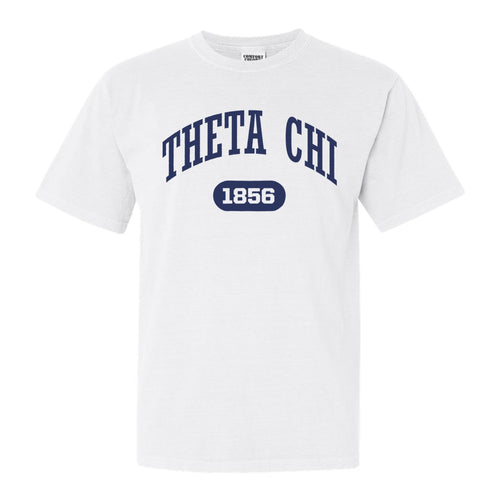 Theta Chi Comfort Colors T-Shirt - Theta Chi Fraternal Arch Shirt - Kite and Crest