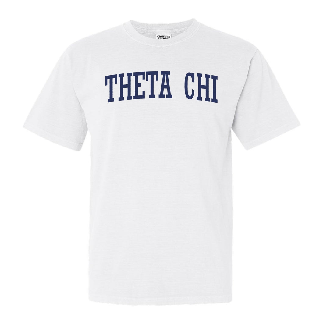 Theta Chi Comfort Colors T-Shirt - Theta Chi Intrinsic Lettered Shirt - Kite and Crest