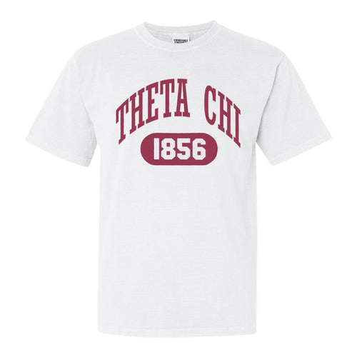 Theta Chi Comfort Colors T-Shirt - Theta Chi Large Athletic Shirt - Kite and Crest