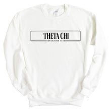 Load image into Gallery viewer, Theta Chi Sweatshirt - Theta Chi Fraternal Block Crewneck Sweatshirt - Kite and Crest
